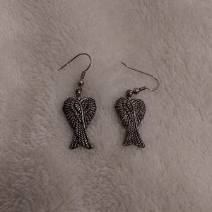 Angel wing earrings